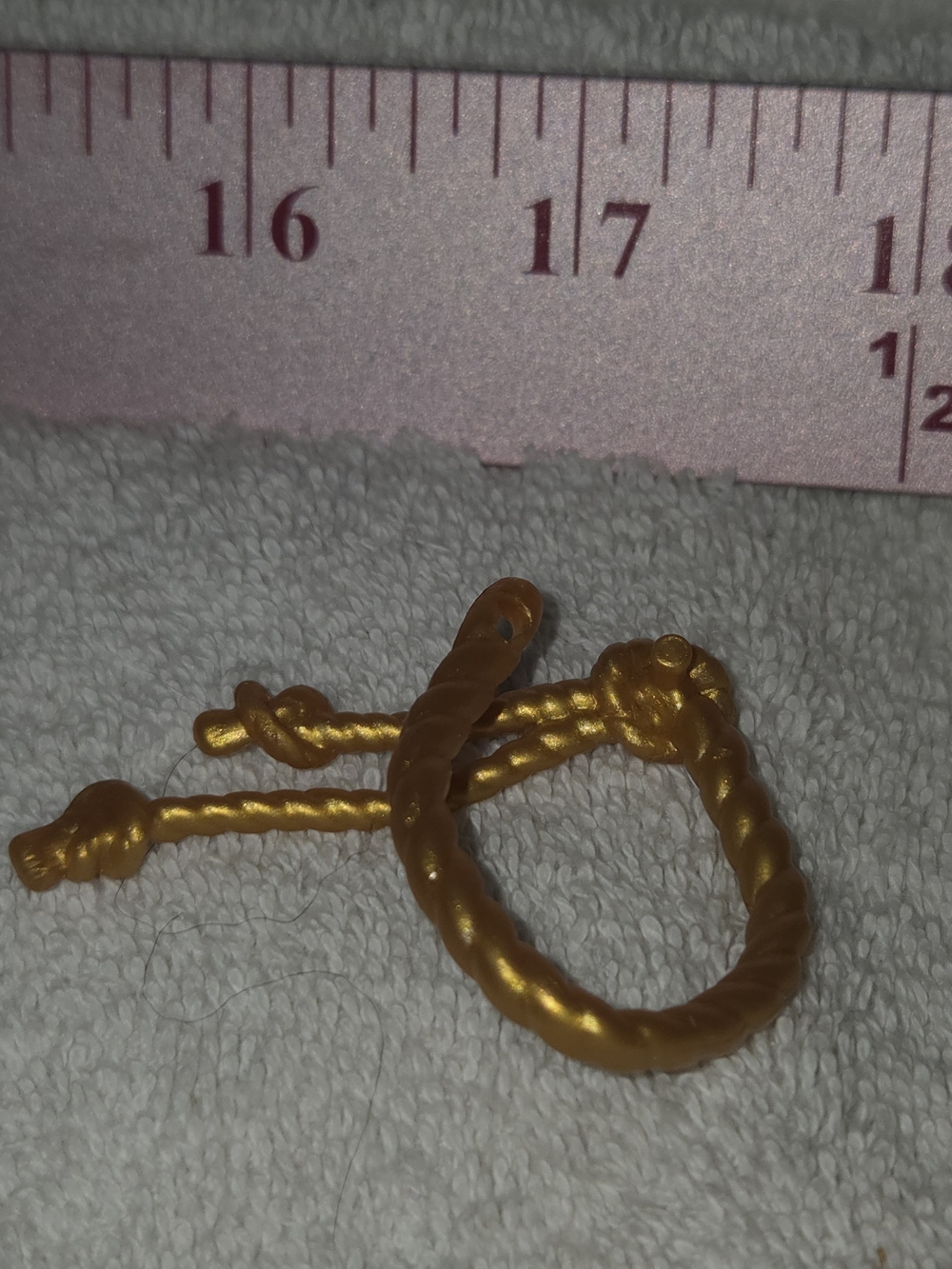 Mattel Monster High Gold Braided Rope Belt Accessory